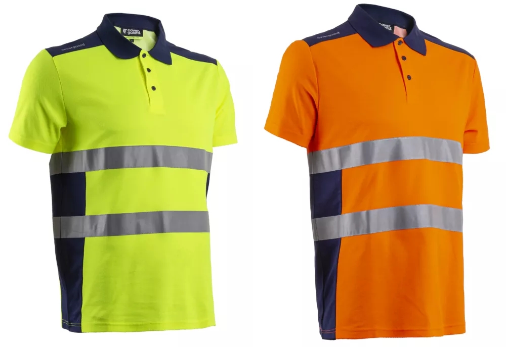 Polo manches courtes - OKI - COVERGUARD 5OKI1 | Disponible en Jaune ou Orange